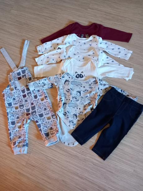 Mix vecí balik 6-9mes., 68–80