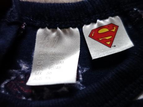 Tričko h&m superman, h&m,86