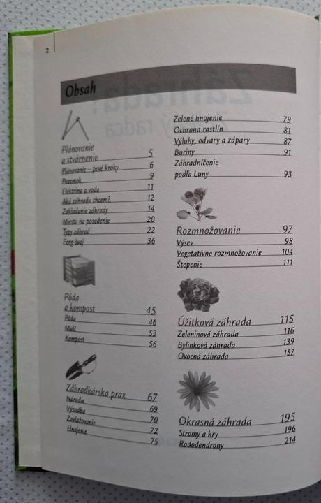 Záhrada - zelený radca, 