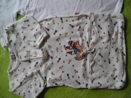 Vaky na spanie pre novorodencou-už len biely, 