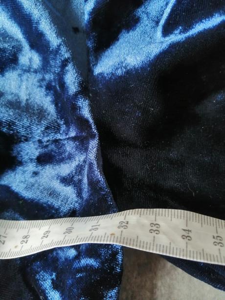 Modré zamatové šaty reserved v146-152,12-13r, reserved,146