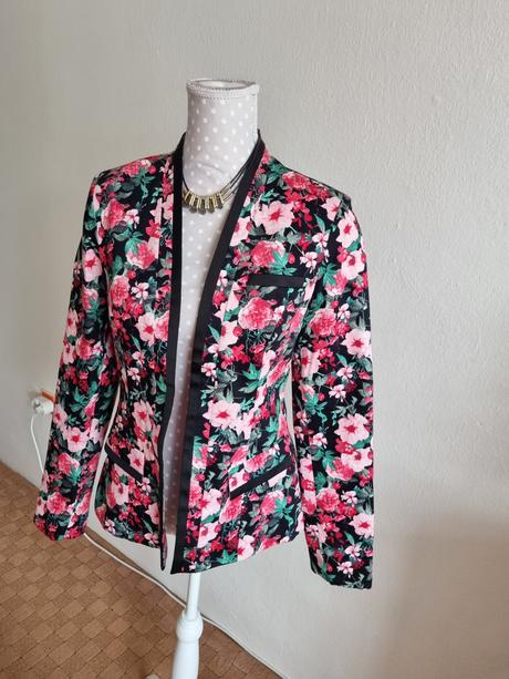 Kvetovane sako bez zapinania orsay m, orsay,m