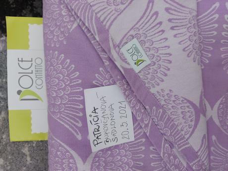 Šatka dolce contatto wings grape, dolce contatto