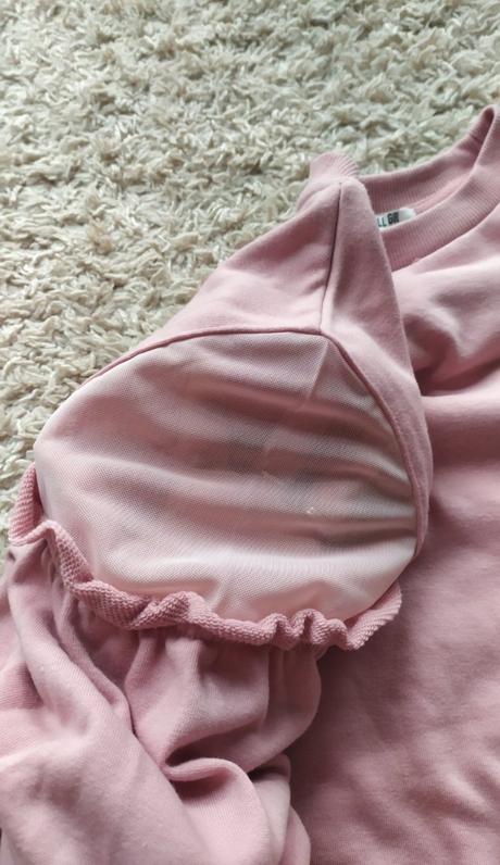 Mikina princeznovske priesvitné rukávy, l