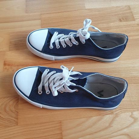 Plátené modré tenisky, victory,39