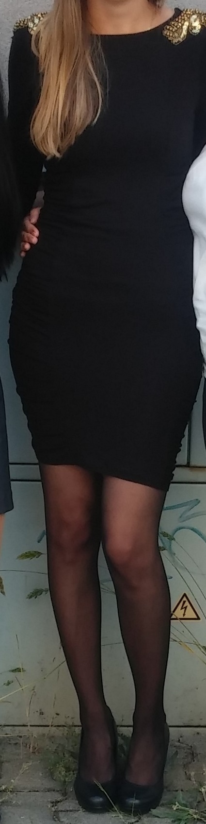 Čierne šaty mango s, mango,s