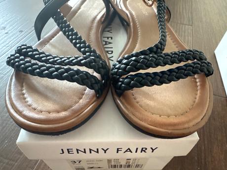 Sandálky čierne, 37