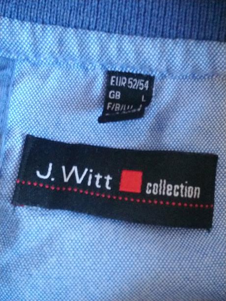 Pánske modré tričko, j.witt, xl, xl