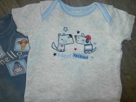 Balík 4ks body s krátkym rukávom, 50–62