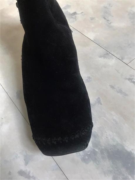 Semišové kožené čižmy 39/40, 39