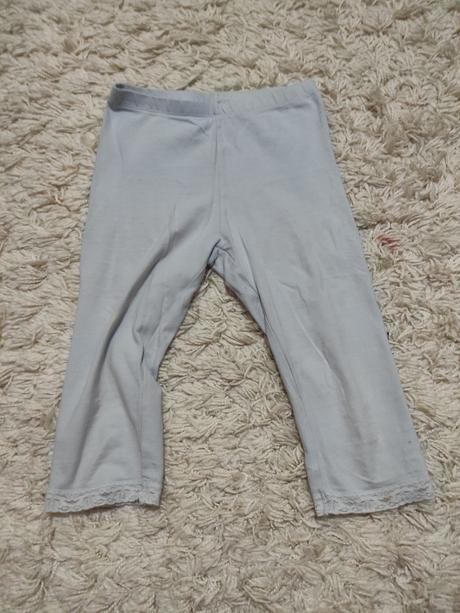 3/4 legíny s efektným riasenim+1ks grátis, h&m,134