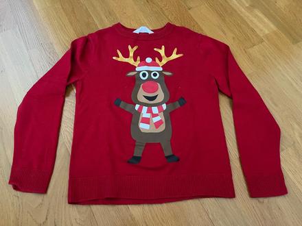 Vianocny detsky pulover, h&m,128
