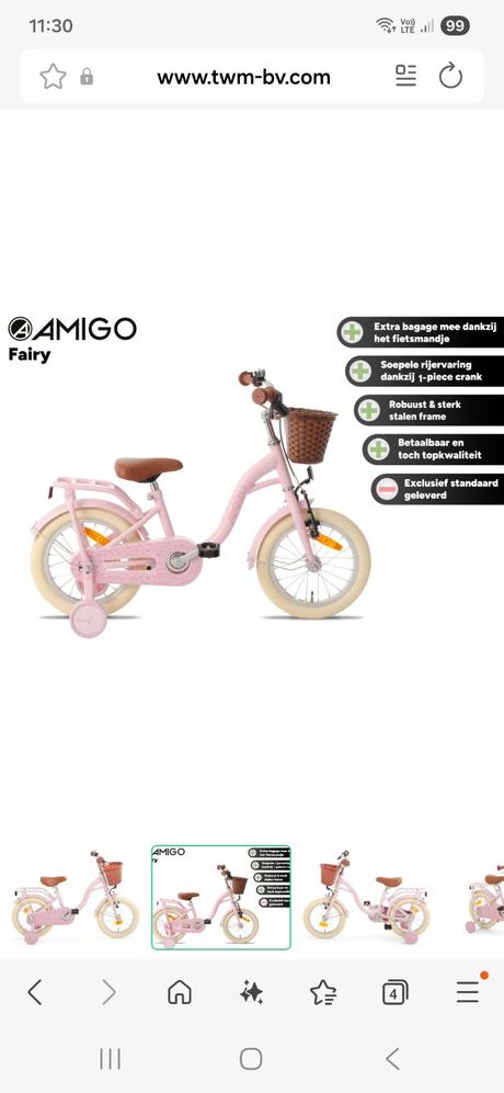 Dievčenský bicykel 14, 14