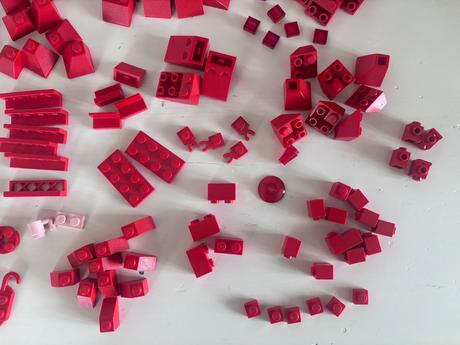 Lego červené, 