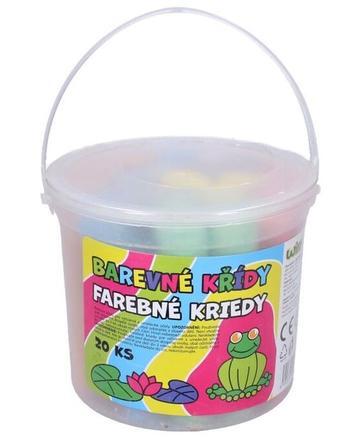 Farebné chodníkové kriedy 20ks,