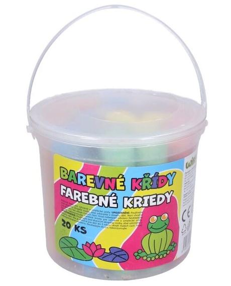 Farebné chodníkové kriedy 20ks,