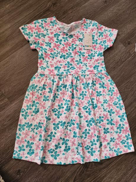 4x bavln. šaty 6-7r, h&m,122