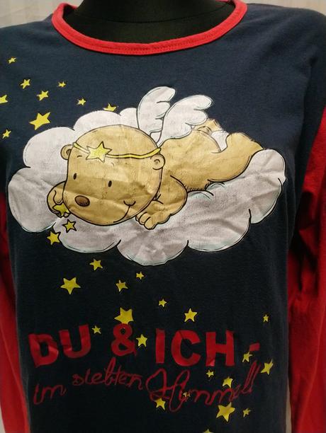 Modro červené pyžamo s motívom, steinbeckwelt, xl, xl