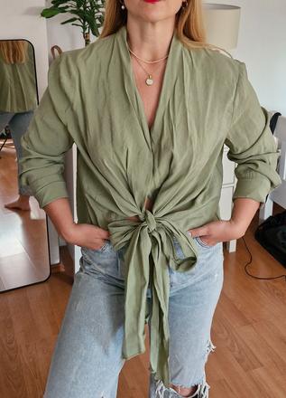 Zavinovacia blúzka, l