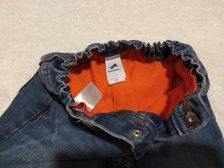 Zateplené riflove nohavice 98, palomino,98