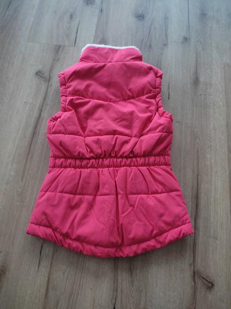 Teplá dlhšia vesticka h&m zateplena, h&m,152