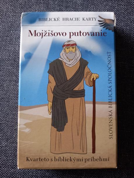 Biblické hracie karty mojžišovo putovanie kvarteto,