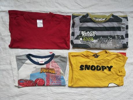 4 x letne tricka pre chlapca, 110