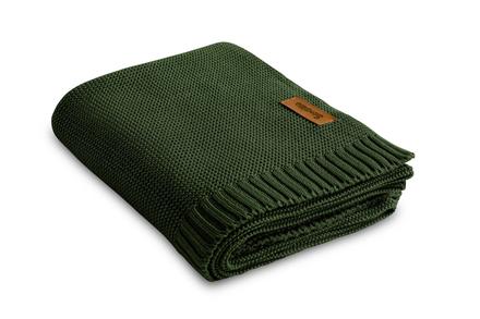 Sensillo detská bambusovo-bavlnená deka zelená 100,