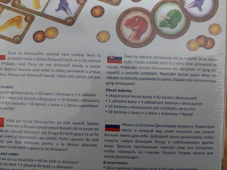 Dinogang detská rodinná hra, 