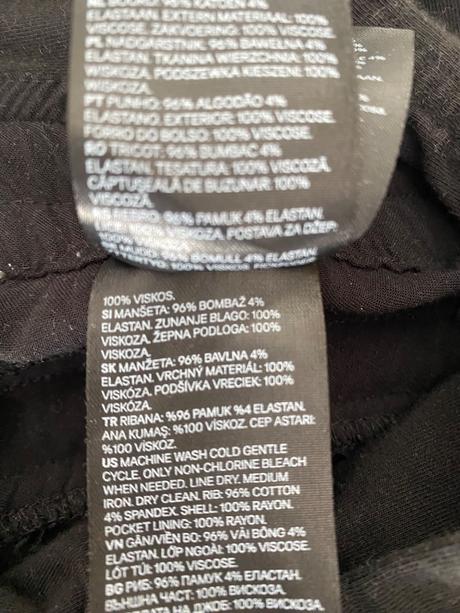 Tehotenske nohavice h&m s, h&m,s