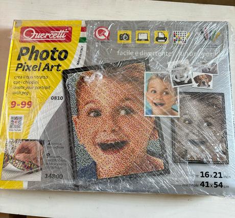 Quercetti - photo pixel art,