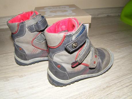 Kožené zimné topánky - veľmi dobrý stav, lasocki,22