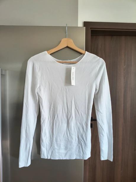 Calvin klein nový top s odhaleným chrbtom m-l, calvin klein,l / m