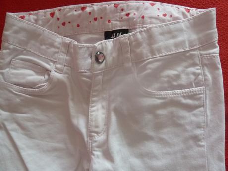 Ružové noh. 128, h&m,128