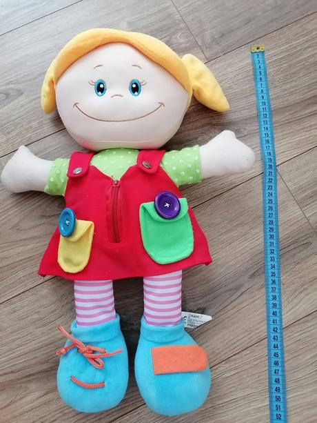 Bábika - na učenie viazania šnurok a iné, 