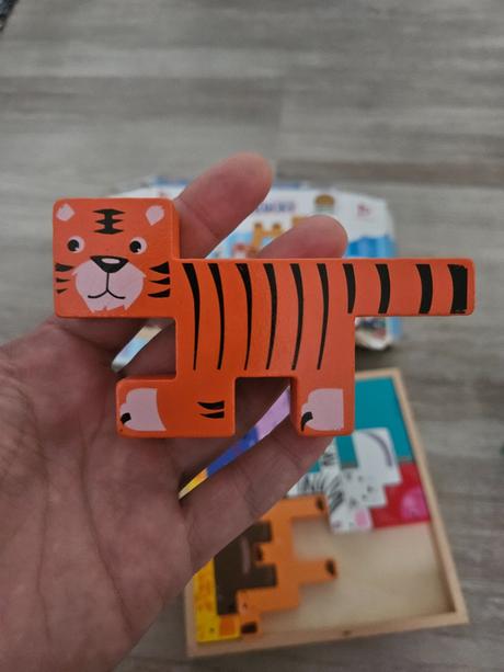 Drevené kocky zvietatka, 