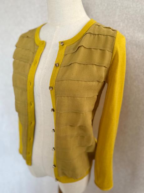 J. crew elegantný nadčasový sveter - merino+hodváb, xs