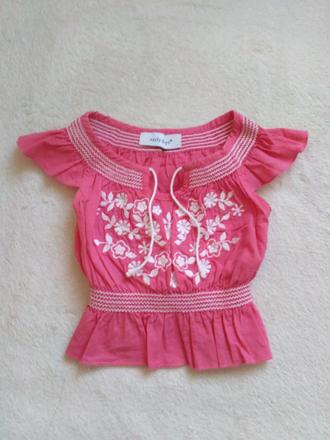 Letné tričko akoby s ľudovou výšivkou, early days,74