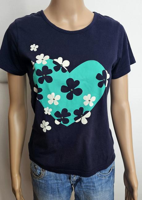 Tričko so srdiečkom, bonprix,152