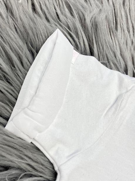 Dievčenské biele tričko s tylom overkids (80-86), 80 / 86