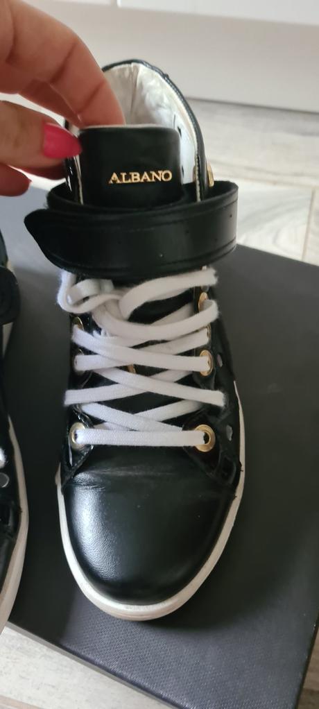 Kožené tenisky zn albano, 36