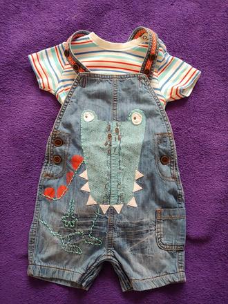 Súprava s riflovými keaťasami, next,80