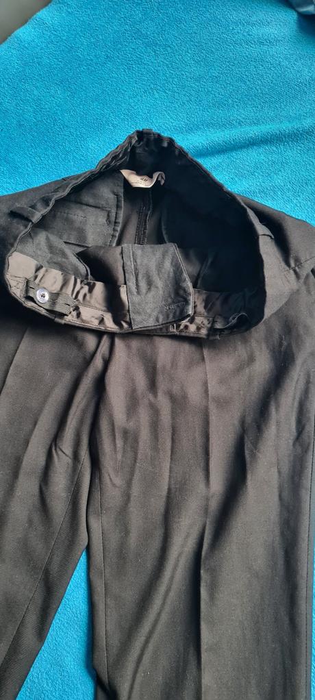 Nohavice čierne, h&m,158