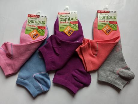 Bambusové ponožky nízke, 2 páry, 40 / 42