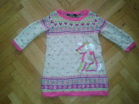 Pletené šaty so psíkom, george,80