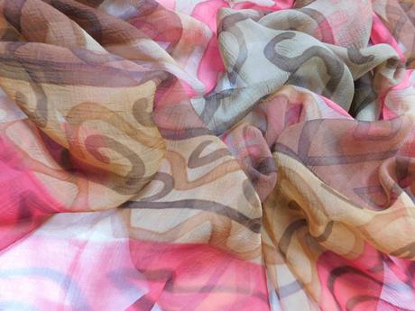 Jacques heim paris kvalitná luxusna hodvabna šatka, xxl