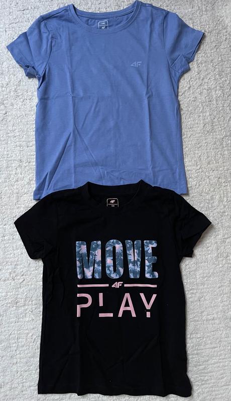 2 športové tričká 4f, 140