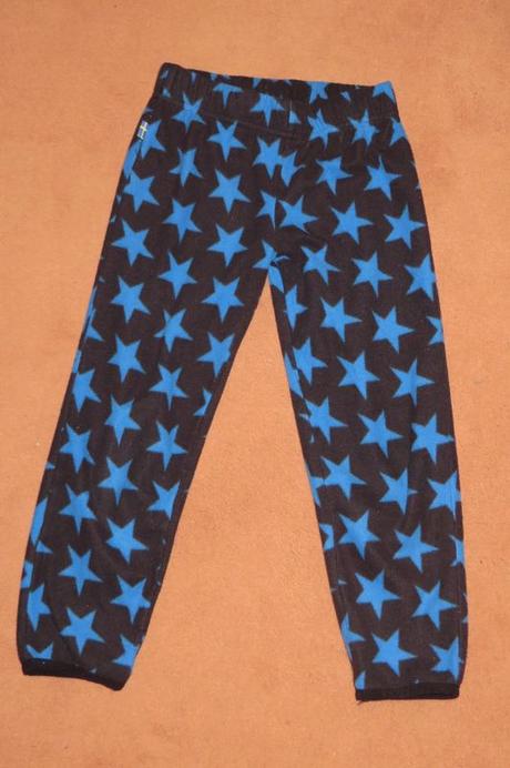 Flaušové pyžamové nohavice - veľ. 116/122, 116