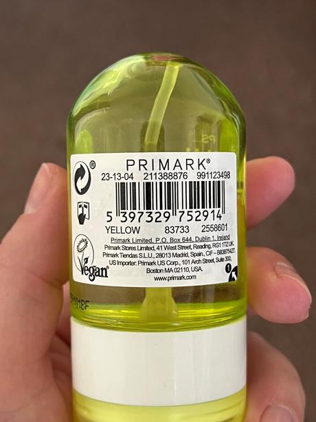 Telový sprej primark 35 ml, 