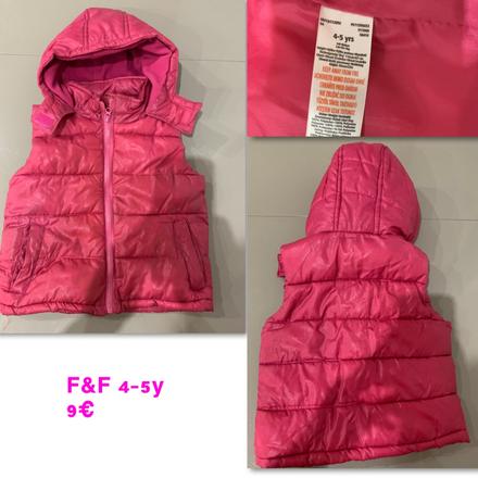 Ružová prechodná bunda, f&f,110